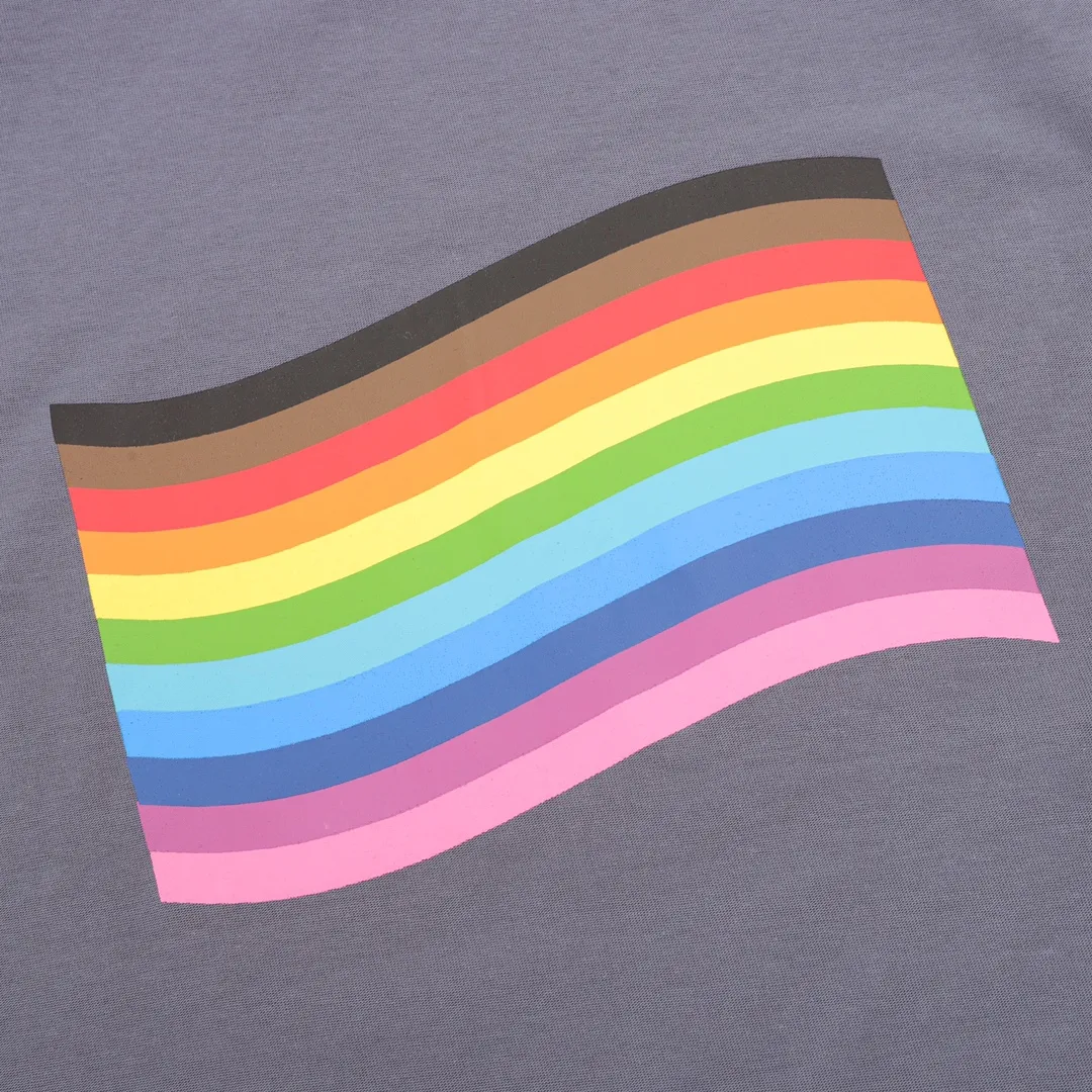 BLCG Pride Rainbow Flag T-shirt in Grey - 606 - blcg0000606 - Image 6
