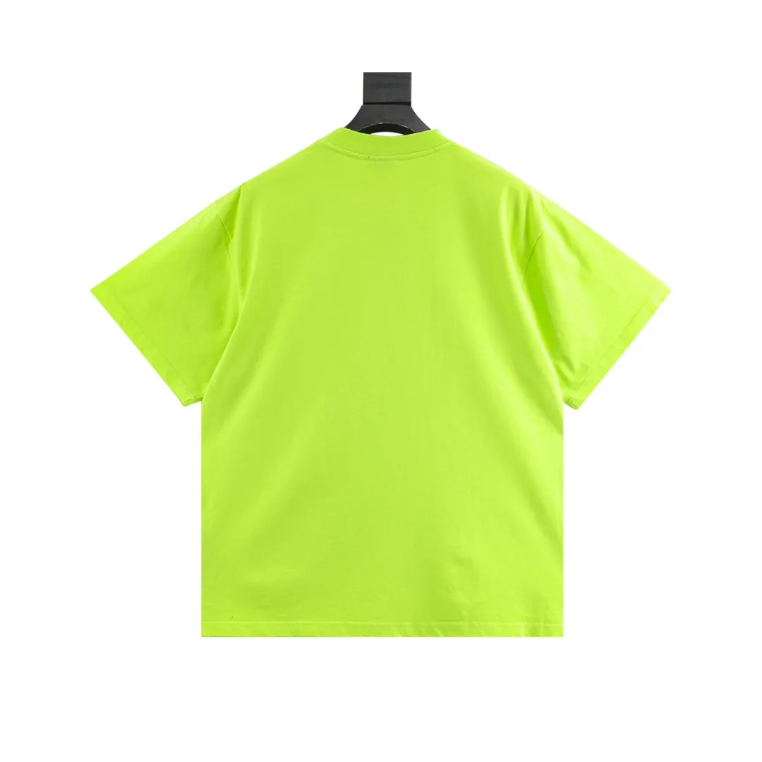 BLCG 3B Liquified Oversize T-Shirt in Fluorescent Green - 601 - blcg0000601 - Image 2