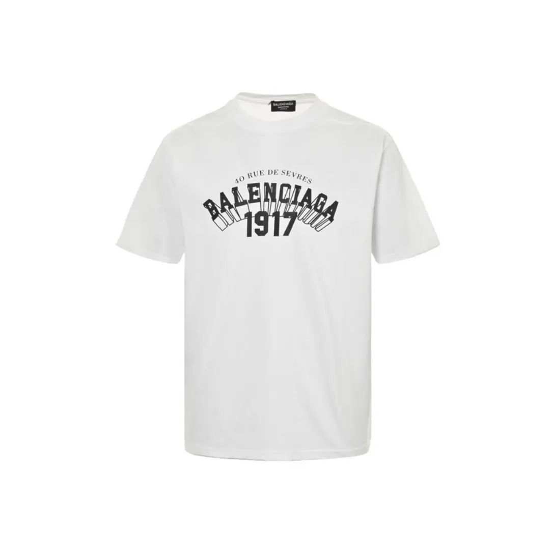 BLCG 1917 Rue de Sevres Logo T-shirt in White - 582 - blcg0000582