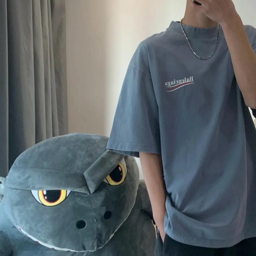 BLCG Campaign Logo T-shirt in Washed Blue - 585 - blcg0000585 - Image 9