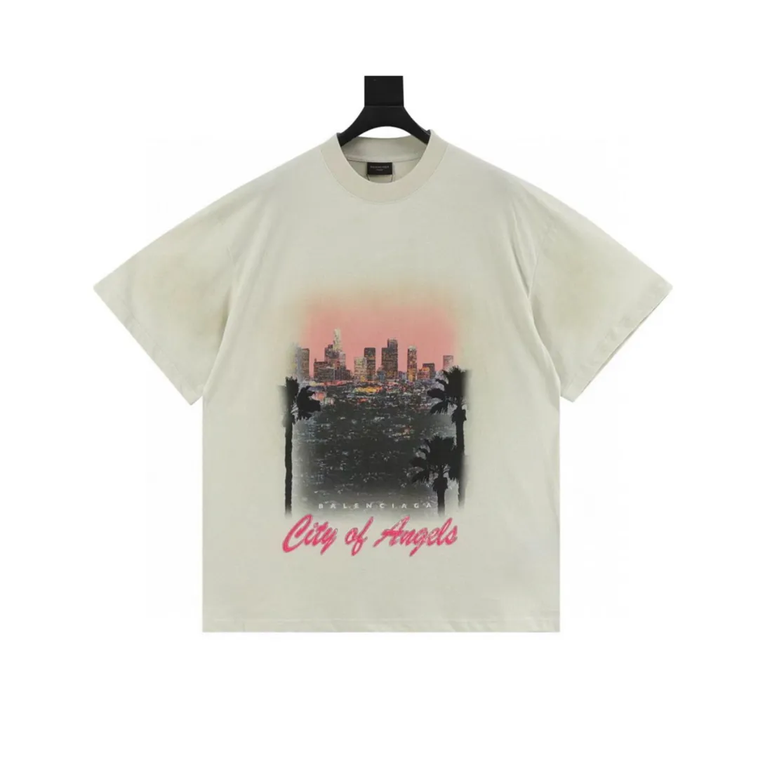 BLCG City of Angels Skyline T-shirt in Vintage White - 587 - blcg0000587