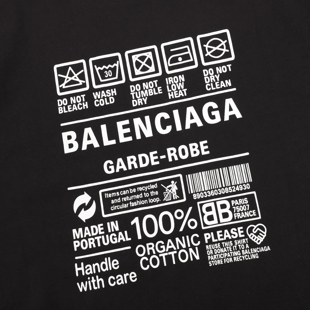 BLCG Garde-Robe Care Label T-shirt in Black - 588 - blcg0000588 - Image 6