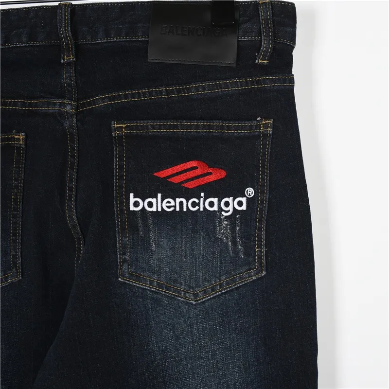 BLCG Red Emblem Washed Denim Jeans in Indigo - 572 - blcg0000572 - Image 9