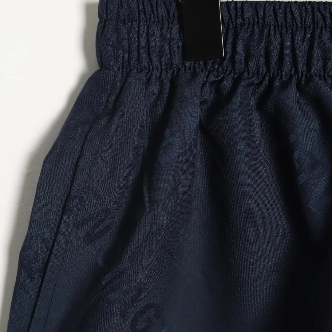 BLCG Logo-Jacquard Shorts in Navy Blue - 598 - blcg0000598 - Image 3