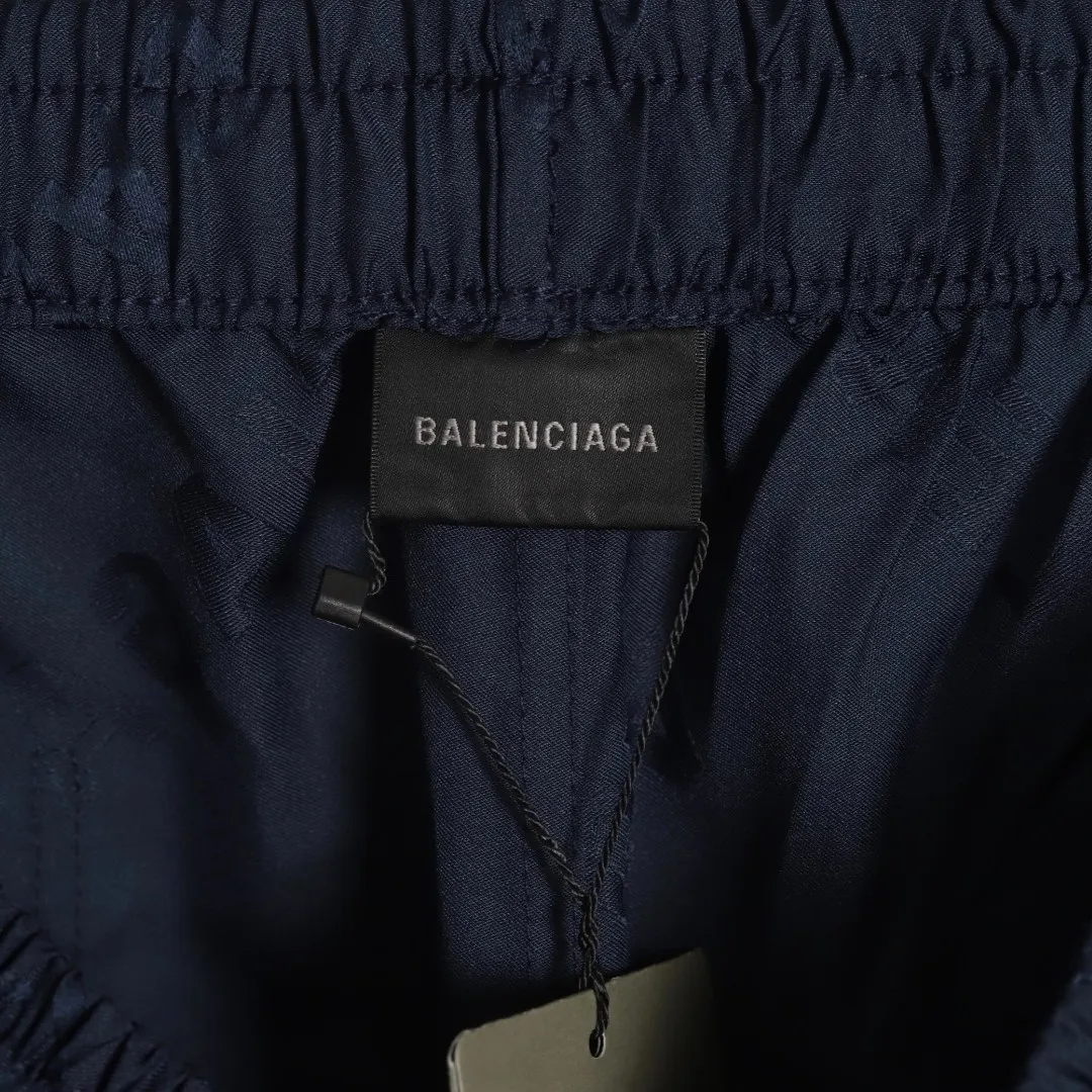 BLCG Logo-Jacquard Shorts in Navy Blue - 598 - blcg0000598 - Image 5