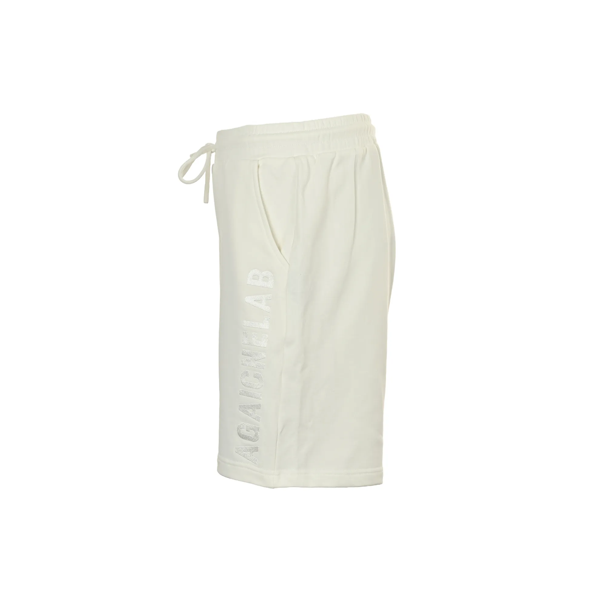 BLCG Reversed Logo Embroidered Shorts in White - 607 - blcg0000607 - Image 3