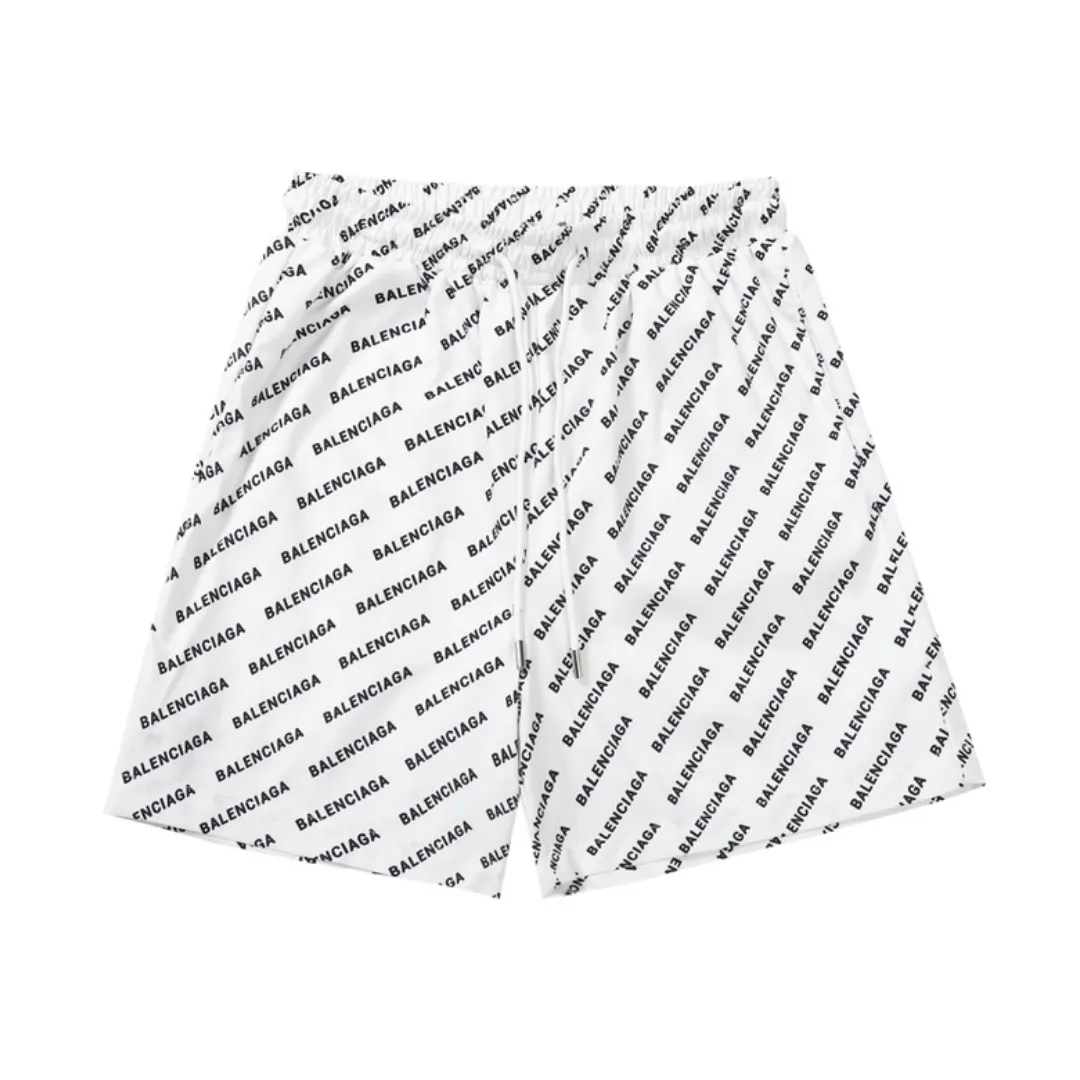 BLCG Allover Logo-Jacquard Shorts in White - 616 - blcg0000616