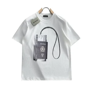 BLCG White Logo-Print Cotton T-Shirt - BLCG0005