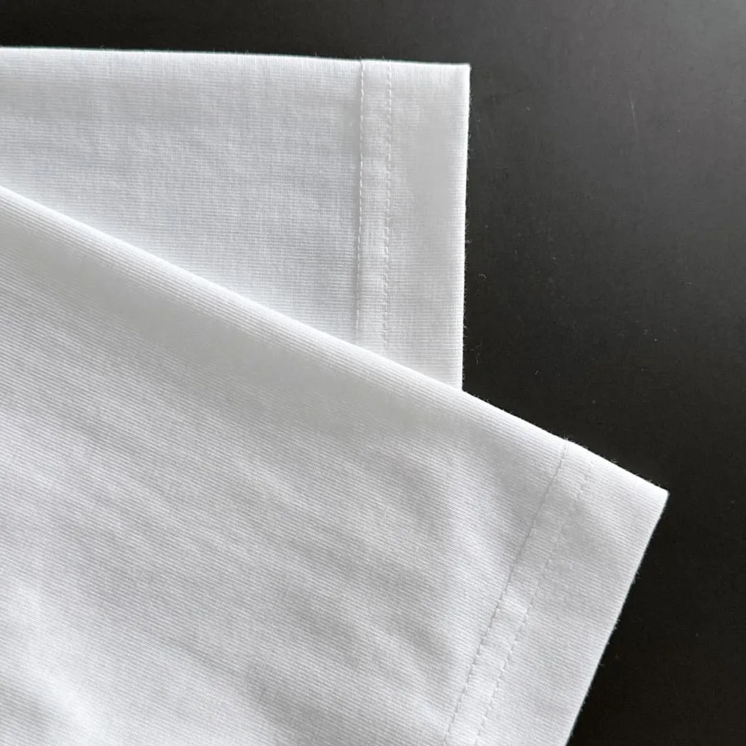 BLCG White Logo-Print Cotton T-Shirt - BLCG0005 - Image 8