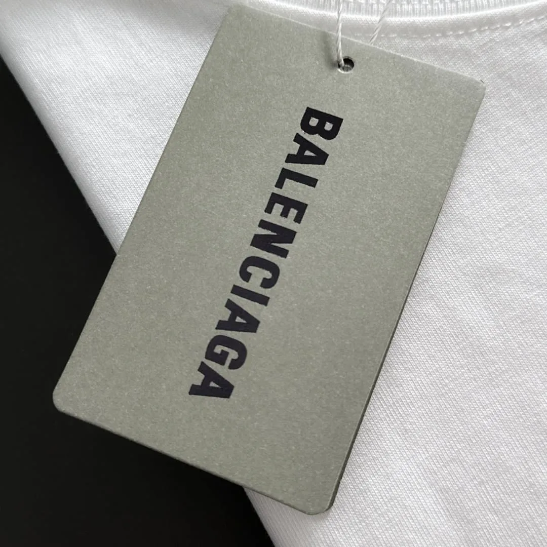 BLCG White Logo-Print Cotton T-Shirt - BLCG0005 - Image 7