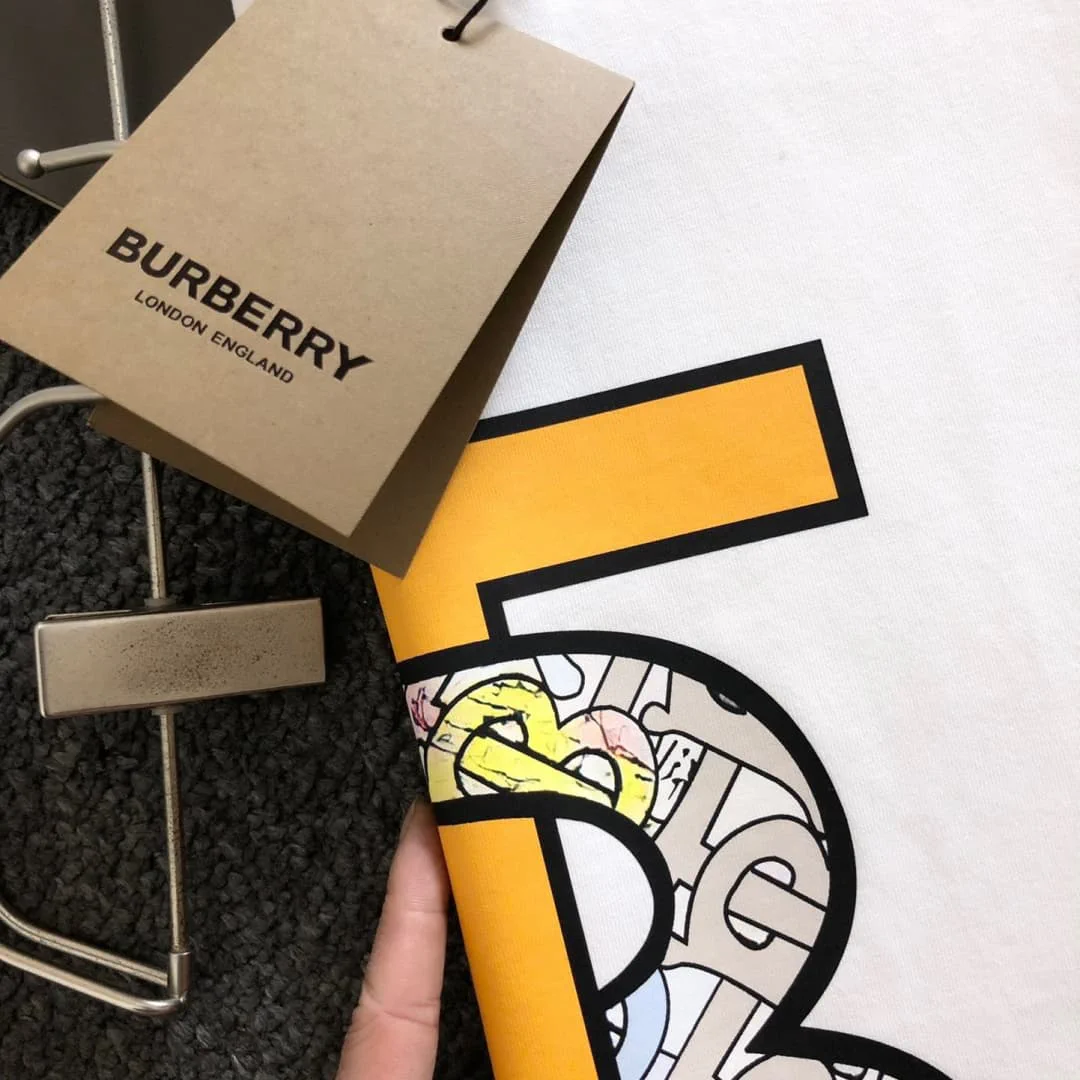 BUR Logo-Print Cotton T-Shirt - BUR0010 - Image 5