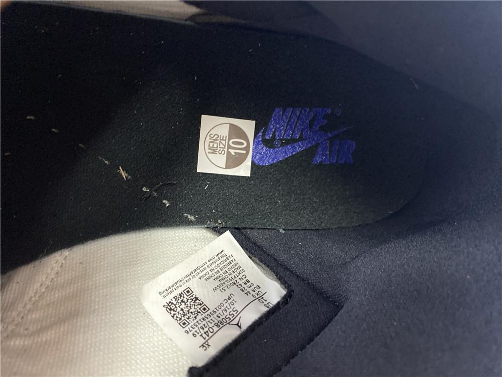 AJ 1 Retro High Black Game Royal Shoes Sneakers - nk0000685 - Image 13
