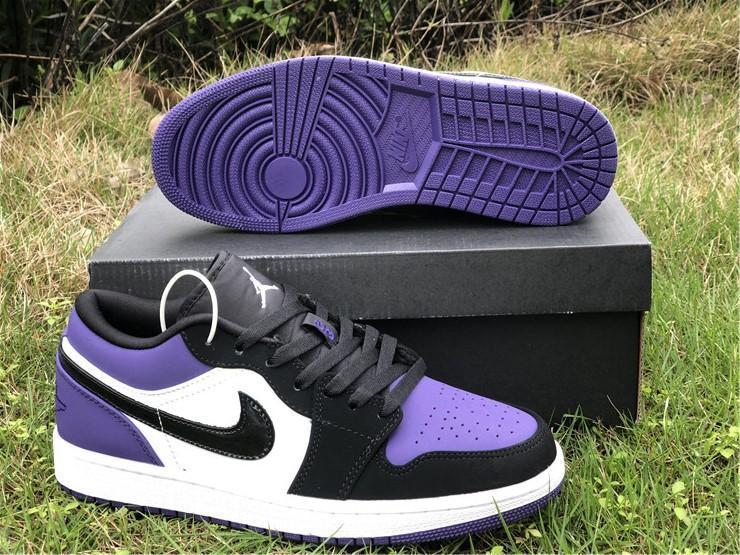 AJ 1 Low Court Purple (GS) Shoes Sneakers - nk0000731 - Image 19