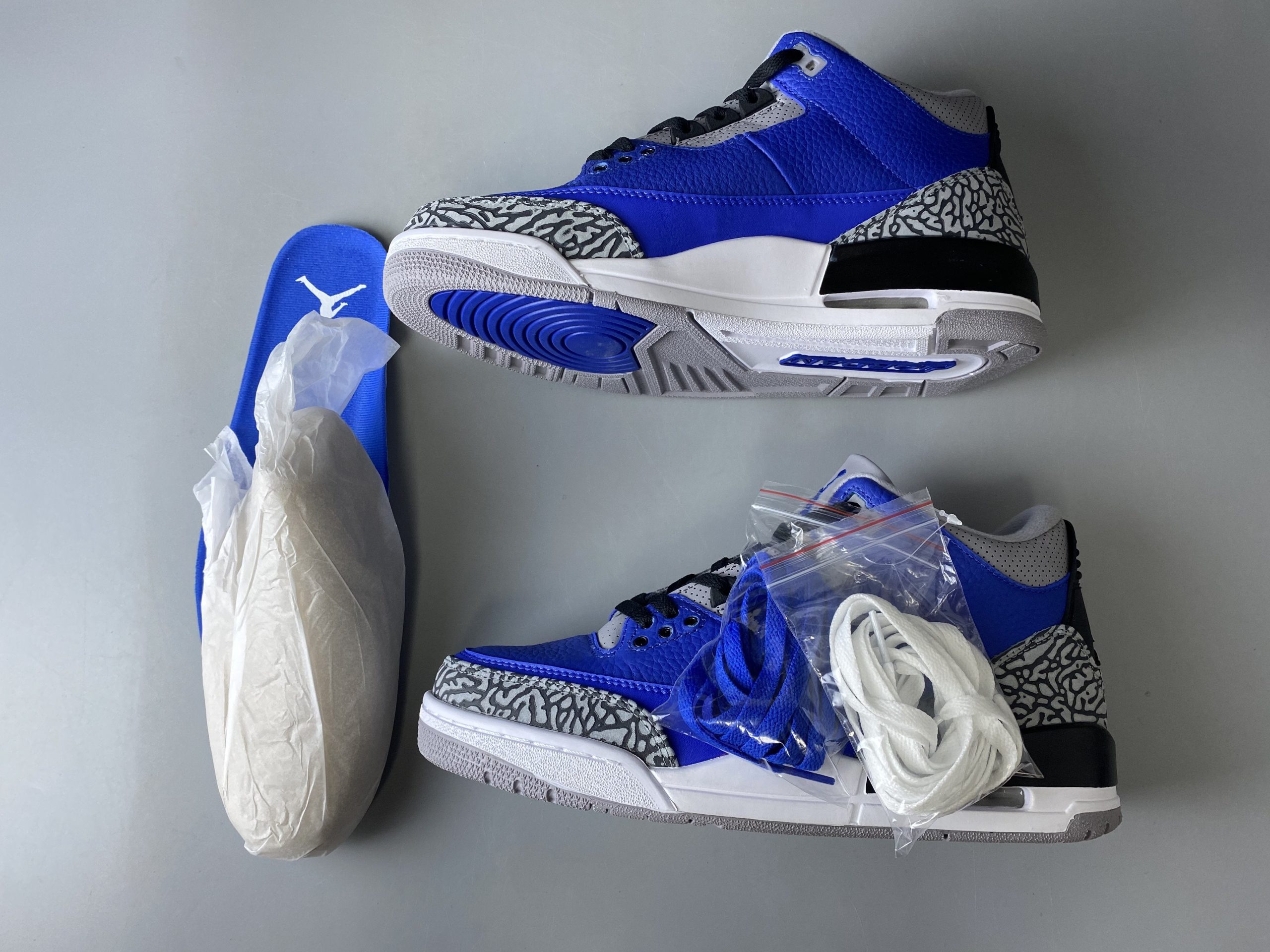 AJ 3 Retro Varsity Royal Cement Shoes Sneakers - nk0000759 - Image 18