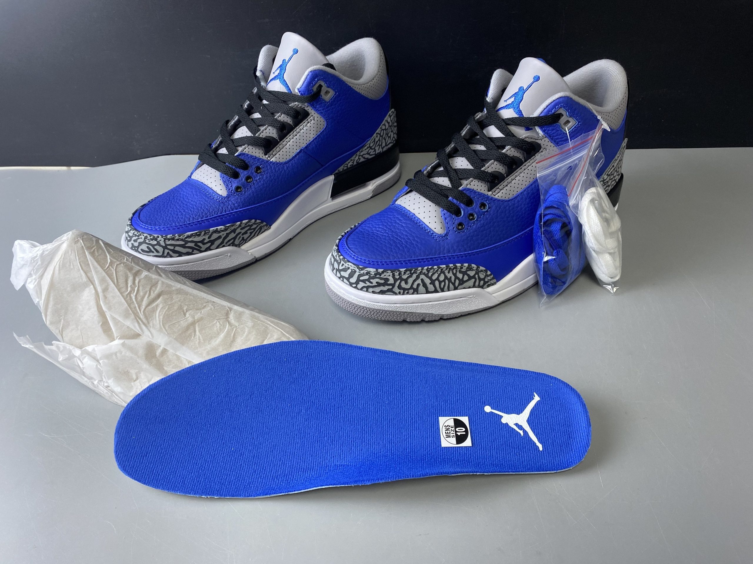 AJ 3 Retro Varsity Royal Cement Shoes Sneakers - nk0000759 - Image 19