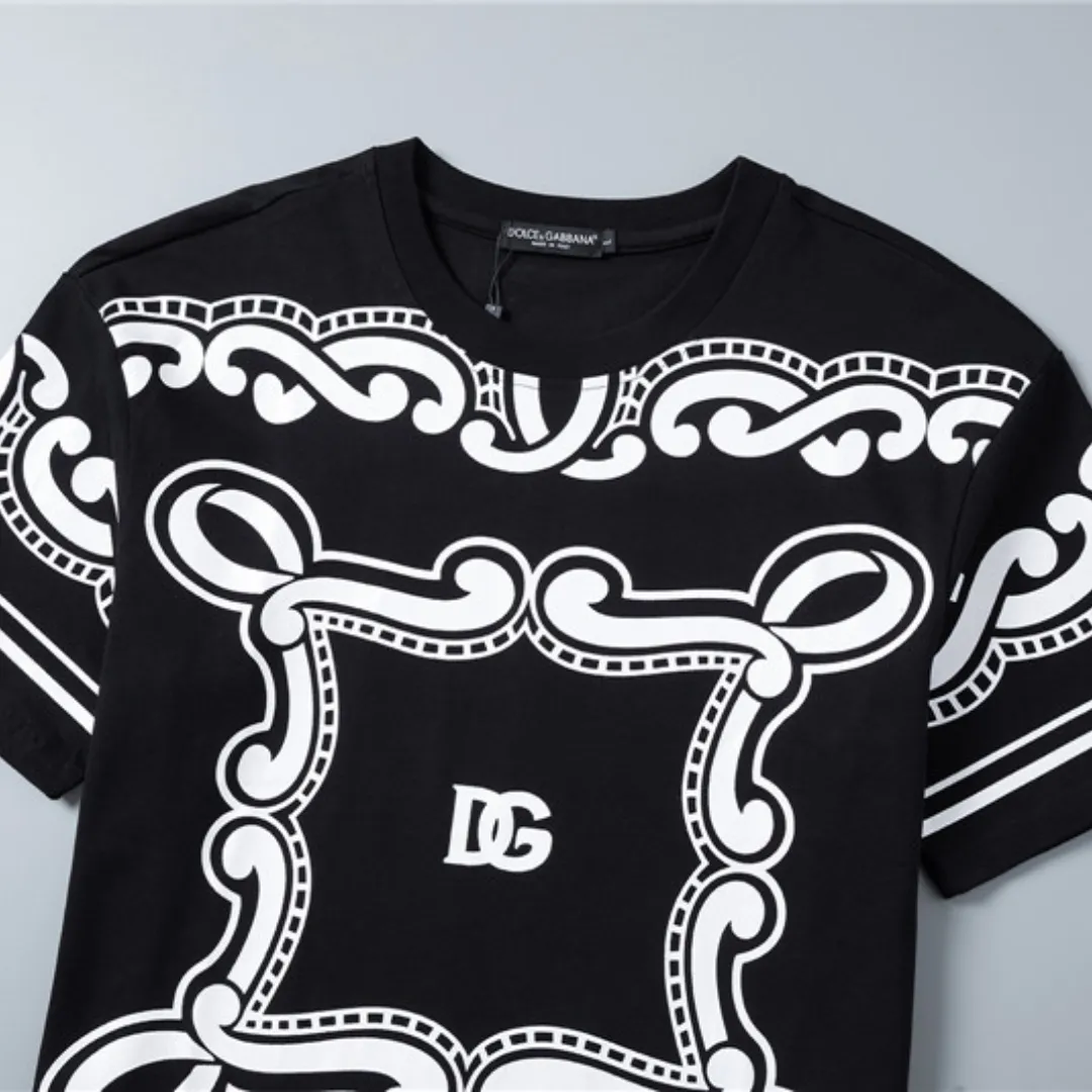 D&G Bandanna Print T-shirt in Black - 105 - dng0000105 - Image 5