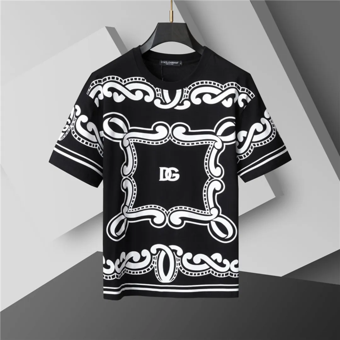 D&G Bandanna Print T-shirt in Black - 105 - dng0000105 - Image 2