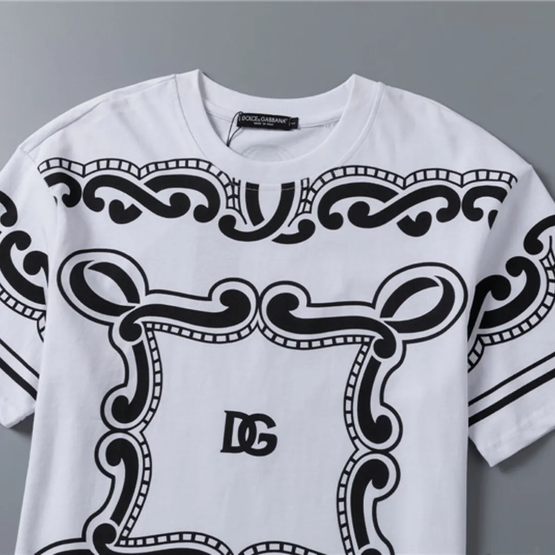 D&G Bandanna Print T-shirt in White - 106 - dng0000106 - Image 5