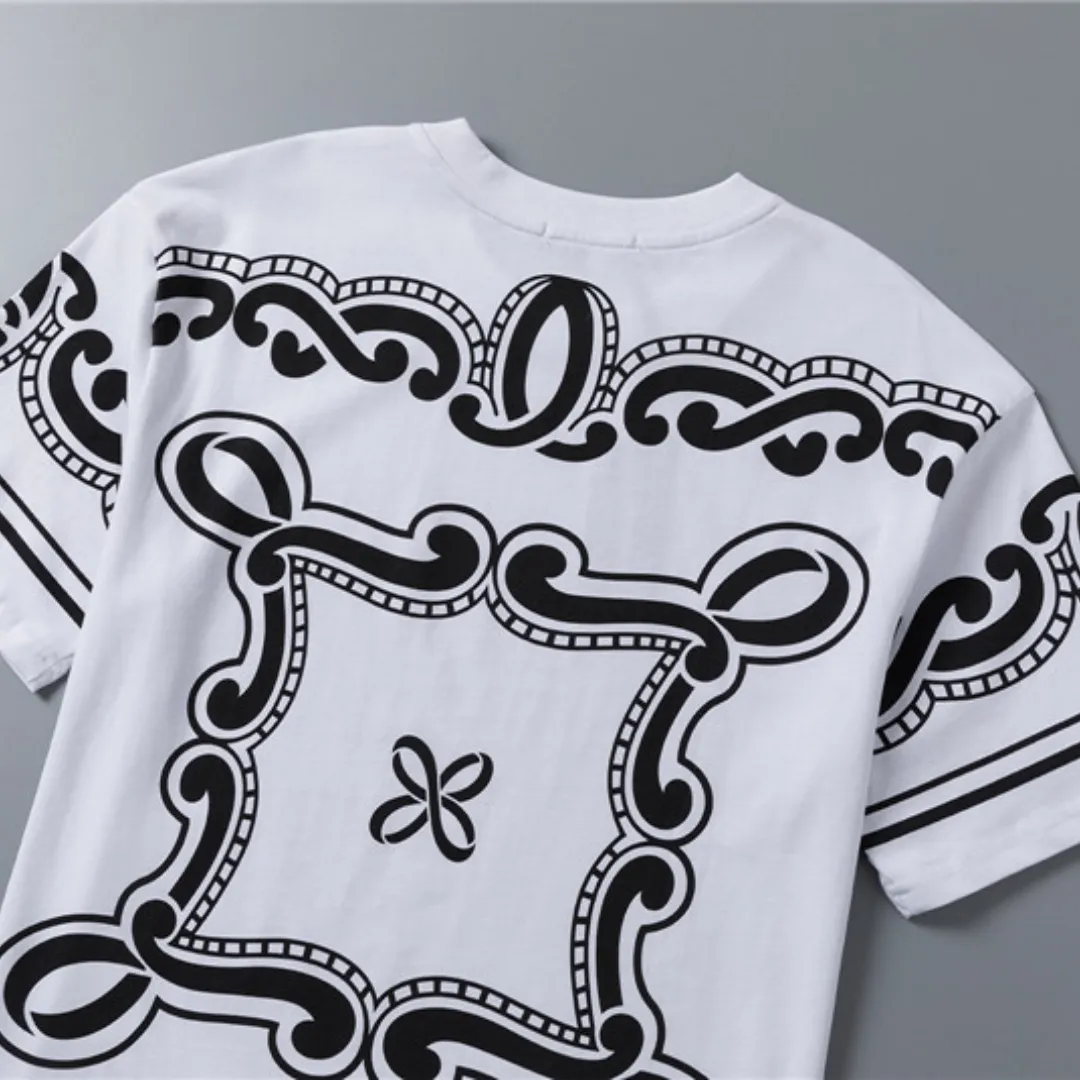D&G Bandanna Print T-shirt in White - 106 - dng0000106 - Image 6