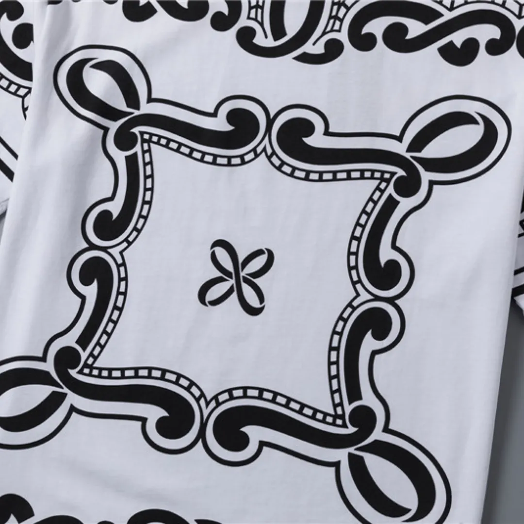 D&G Bandanna Print T-shirt in White - 106 - dng0000106 - Image 8