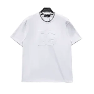 D&G Logo 3D Print T-shirt in White - 107 - dng0000107