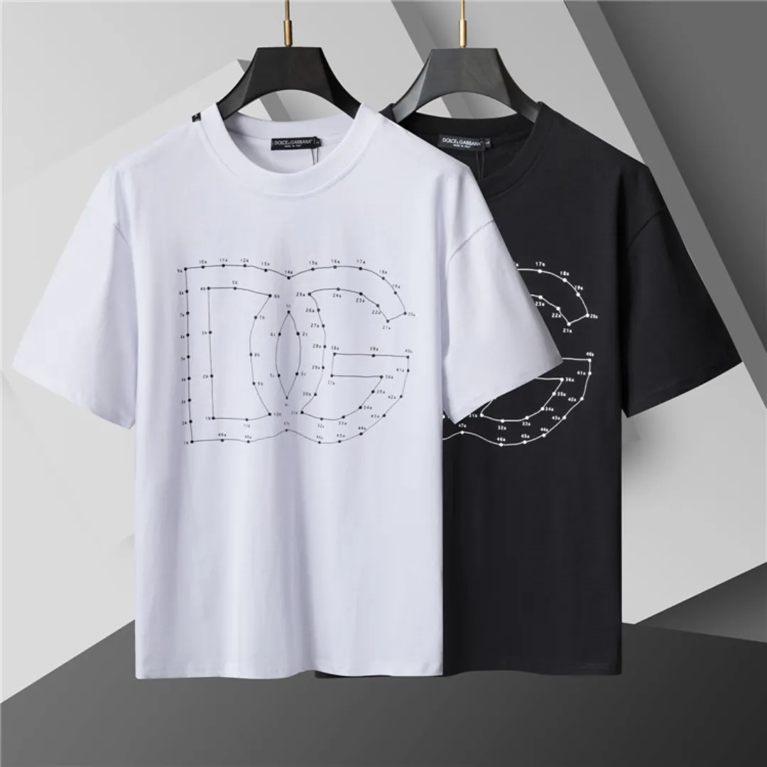D&G Logo DG Print T-shirt in Black - 108 - dng0000108 - Image 4