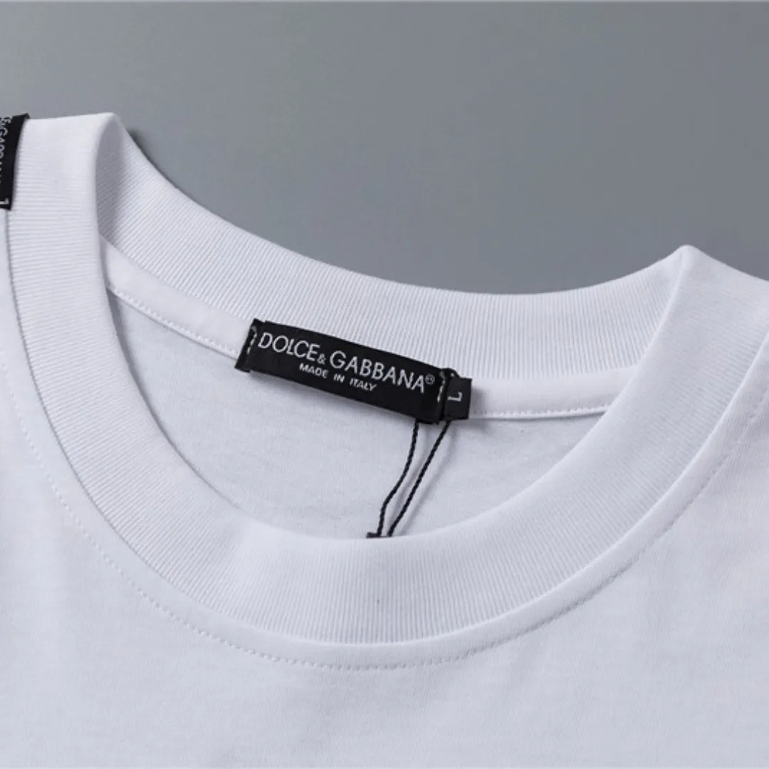 D&G Logo DG Print T-shirt in White - 109 - dng0000109 - Image 8