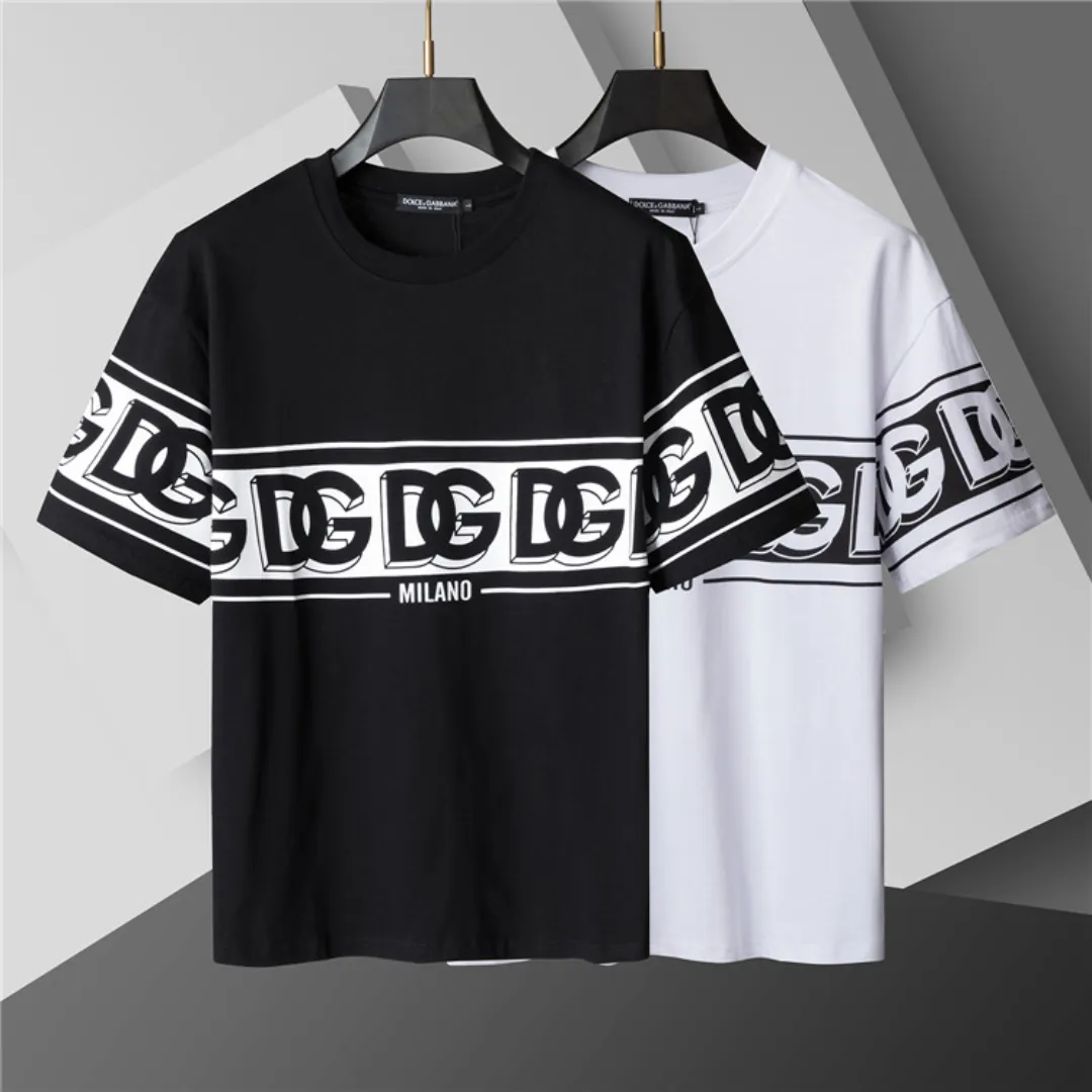 D&G Logo Milano T-shirt in Black - 110 - dng0000110 - Image 4