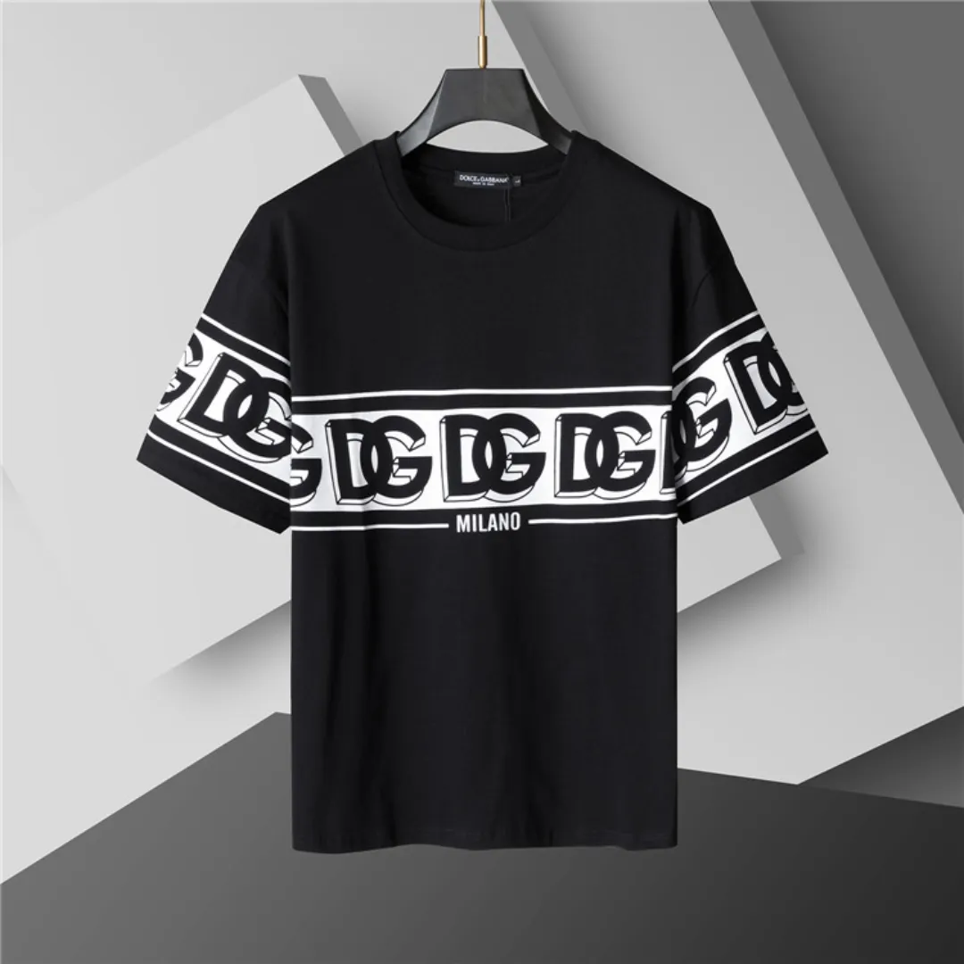 D&G Logo Milano T-shirt in Black - 110 - dng0000110 - Image 2