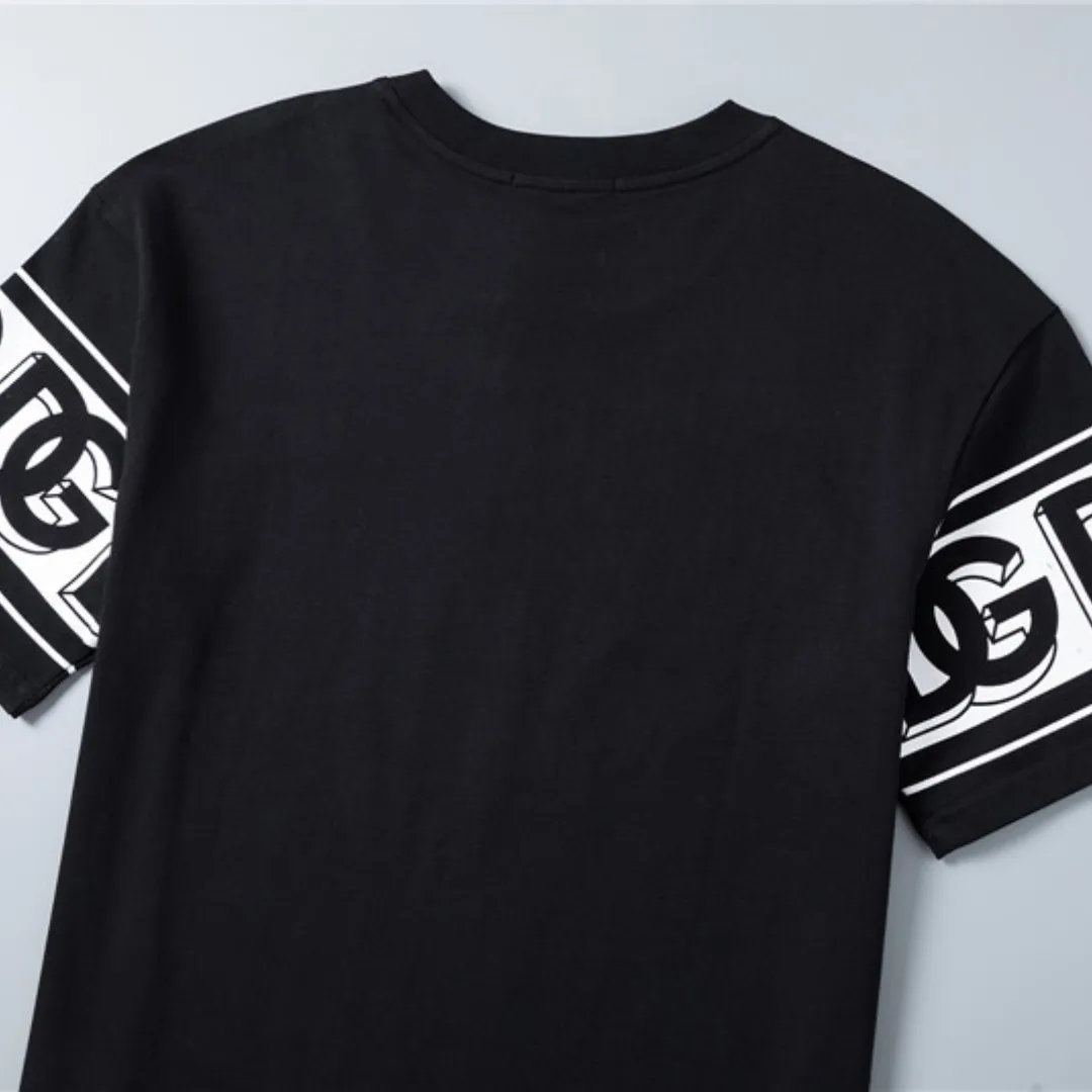 D&G Logo Milano T-shirt in Black - 110 - dng0000110 - Image 6