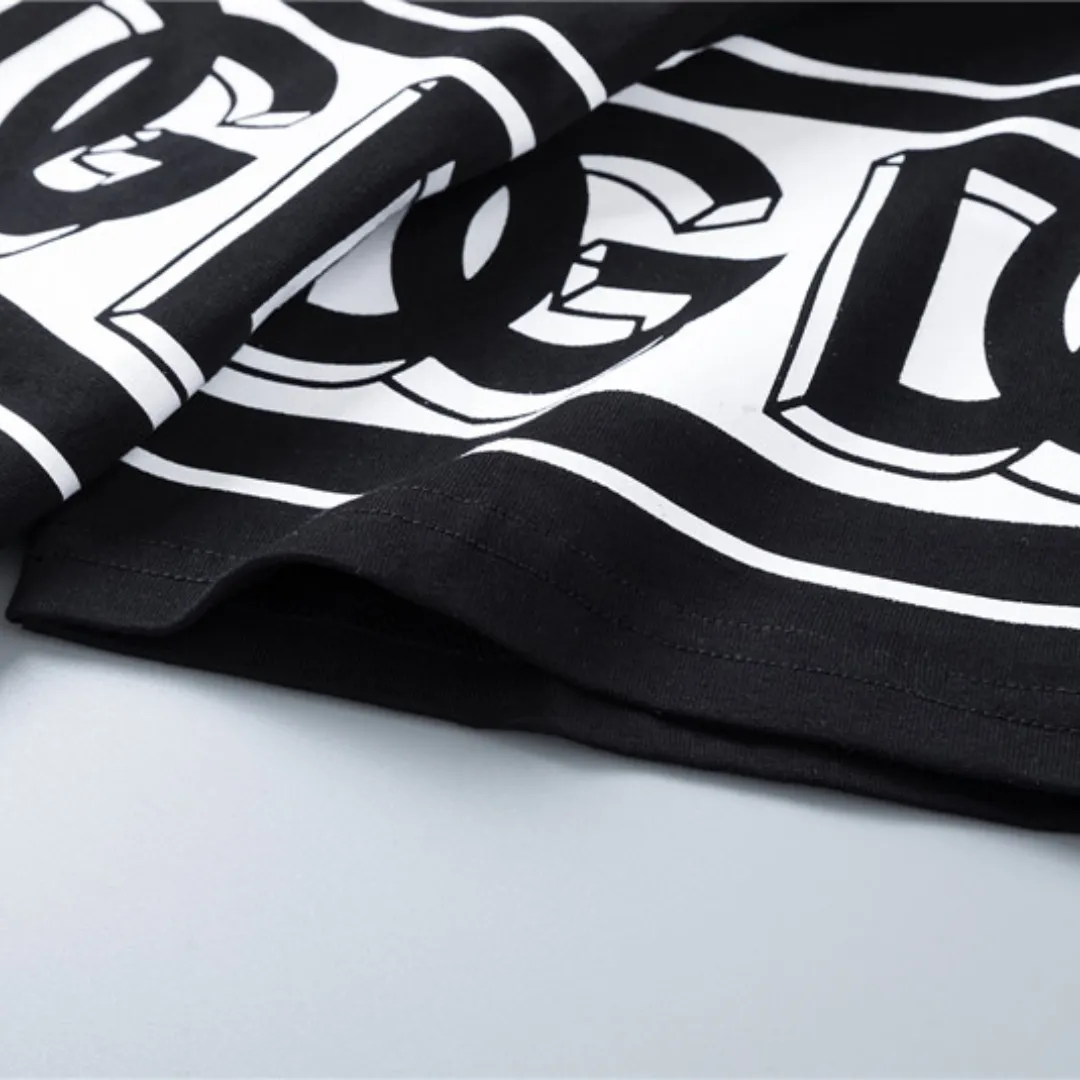 D&G Logo Milano T-shirt in Black - 110 - dng0000110 - Image 11