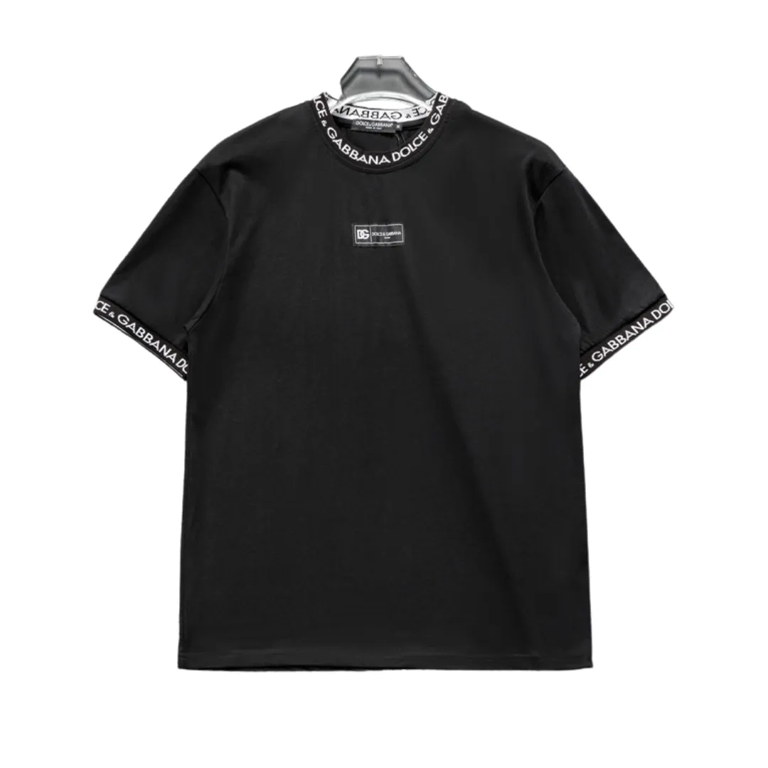 D&G Logo Print T-shirt in Black - 112 - dng0000112