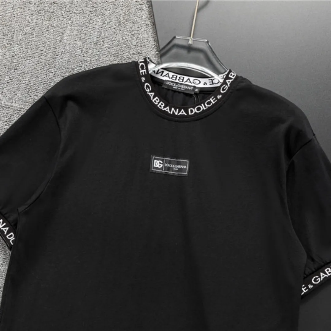 D&G Logo Print T-shirt in Black - 112 - dng0000112 - Image 4