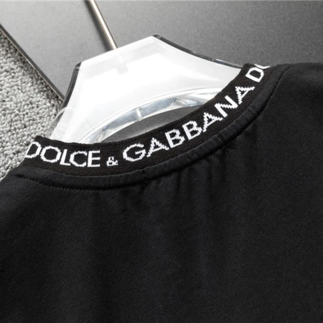 D&G Logo Print T-shirt in Black - 112 - dng0000112 - Image 8