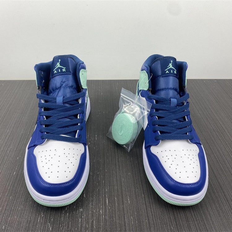 AJ 1 Mid Blue Mint Shoes Sneakers - nk0001998 - Image 5