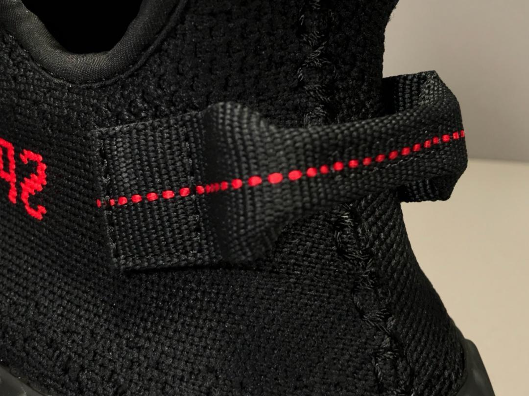 YzY Boost 350 V2 Black Red Shoes Sneakers - ad0000012 - Image 16