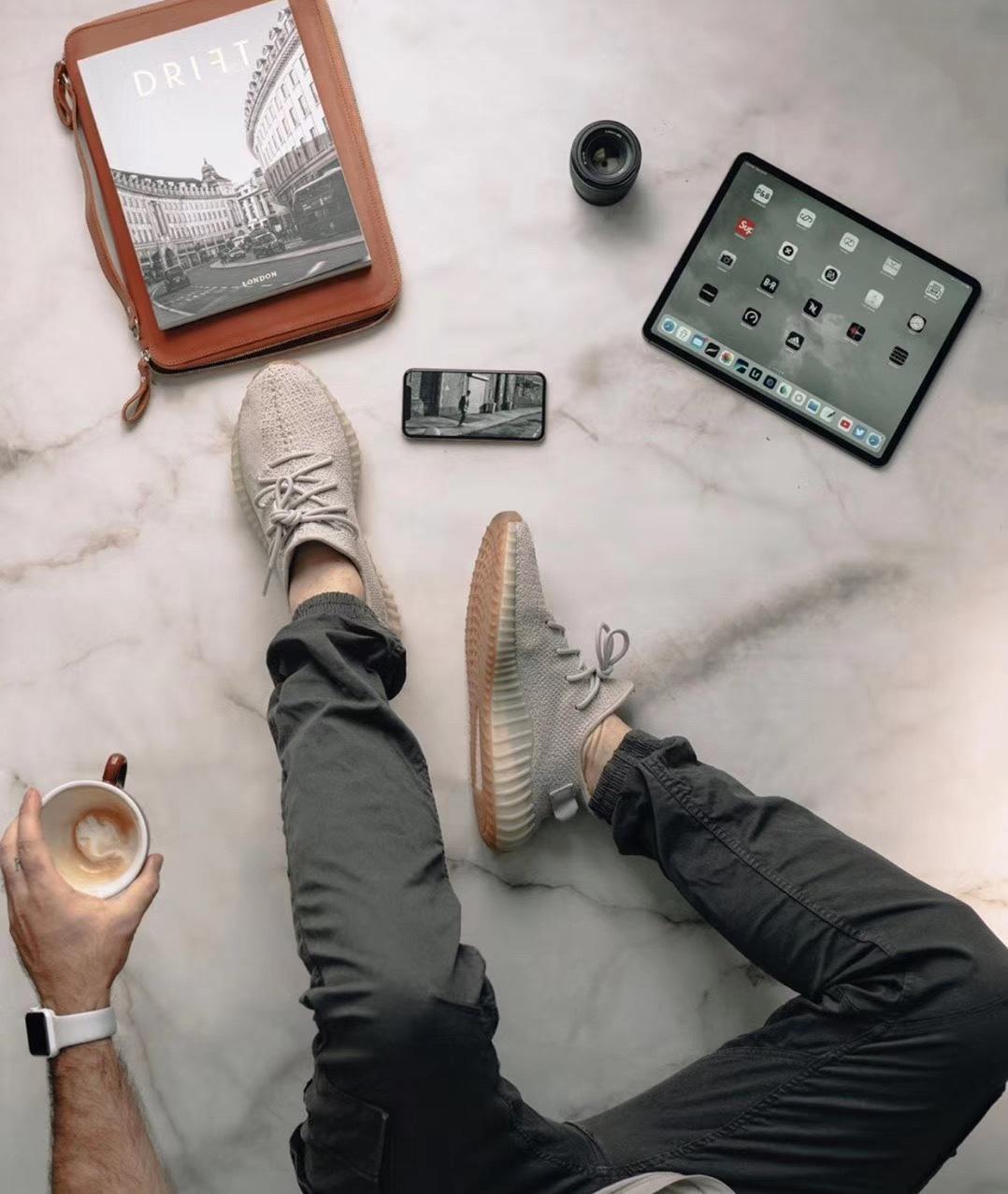 YzY Boost 350 V2 Sesame Shoes Sneakers - ad0000024 - Image 18