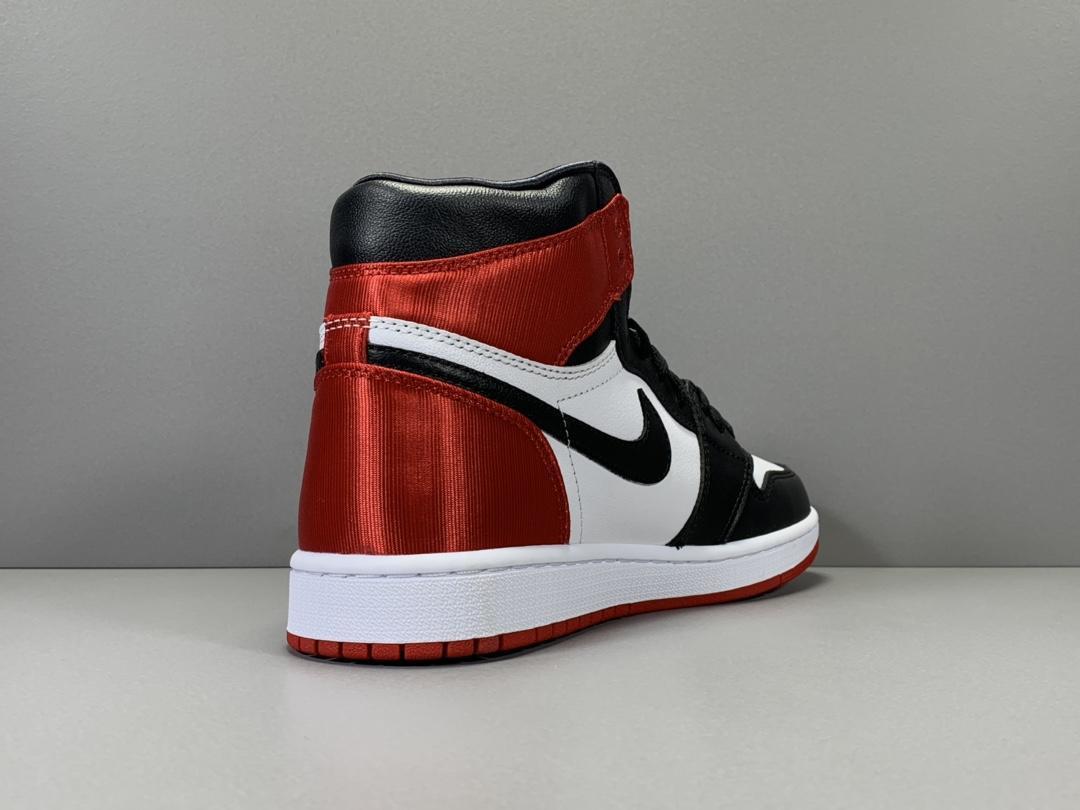 AJ 1 Retro High Satin Black Toe (W) Shoes Sneakers - nk0000079 - Image 10