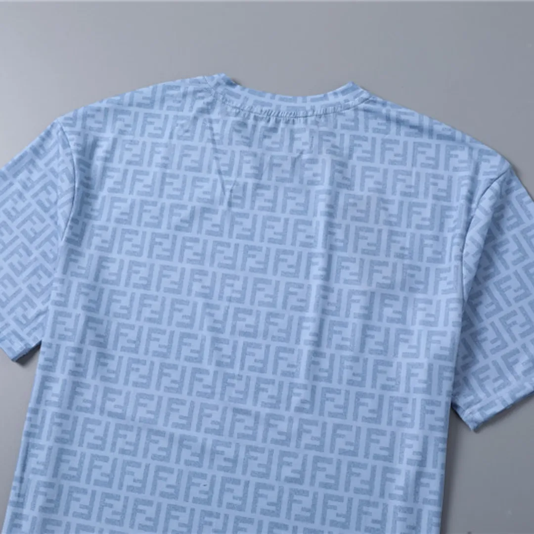 FD Diagonal FF Logo T Shirt in Blue - 77 - fd0000077 - Image 5