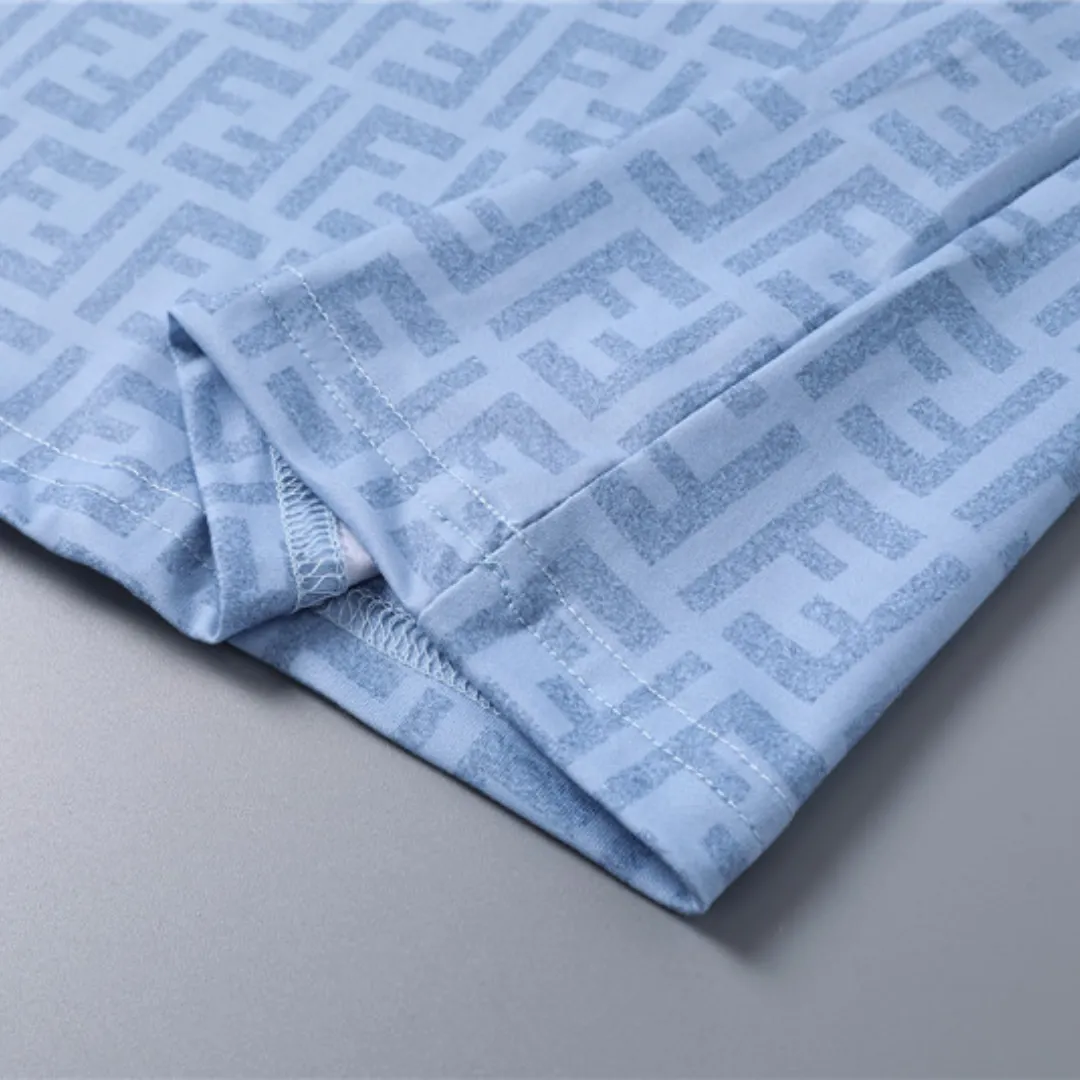 FD Diagonal FF Logo T Shirt in Blue - 77 - fd0000077 - Image 10