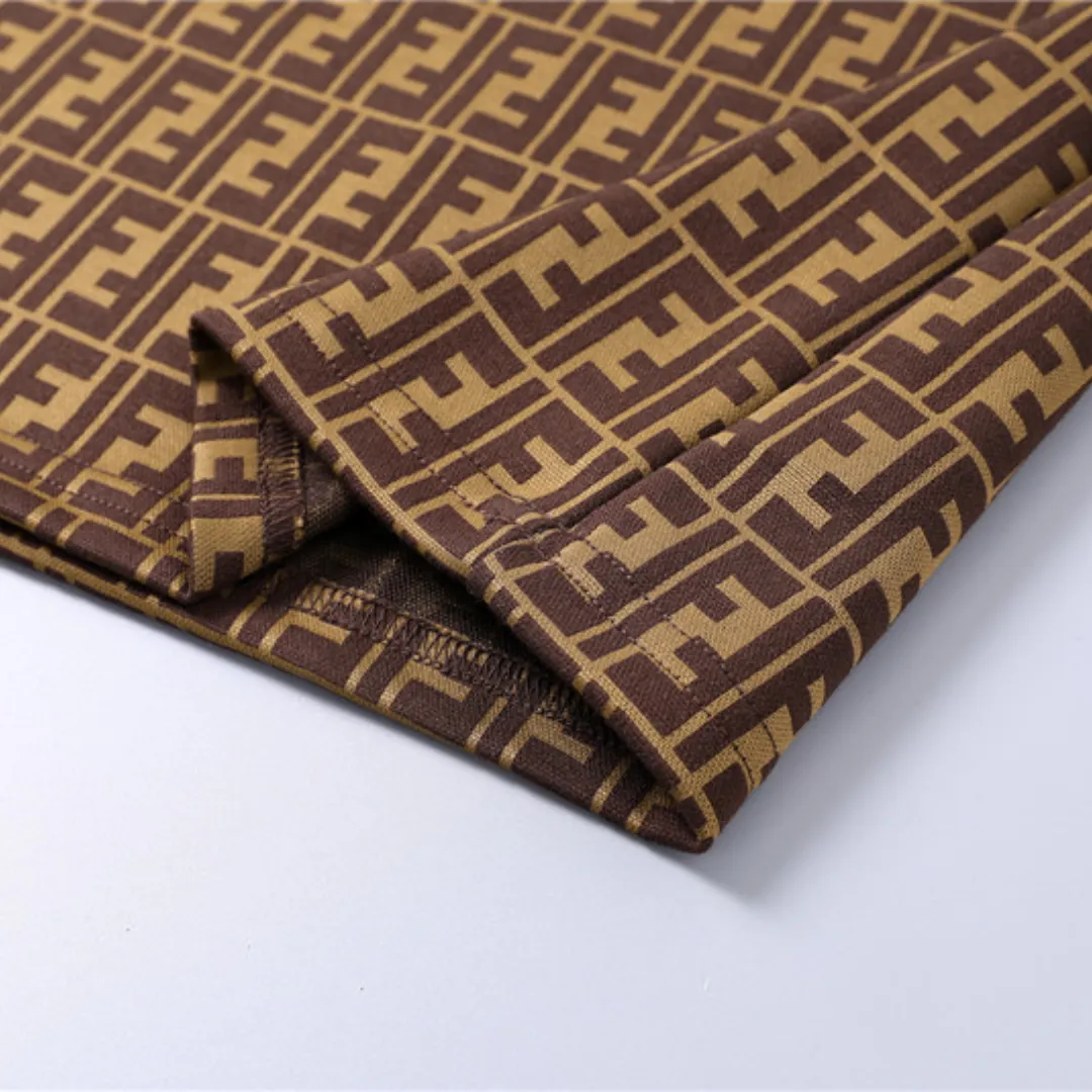 FD Diagonal FF Logo T Shirt in Brown - 78 - fd0000078 - Image 10