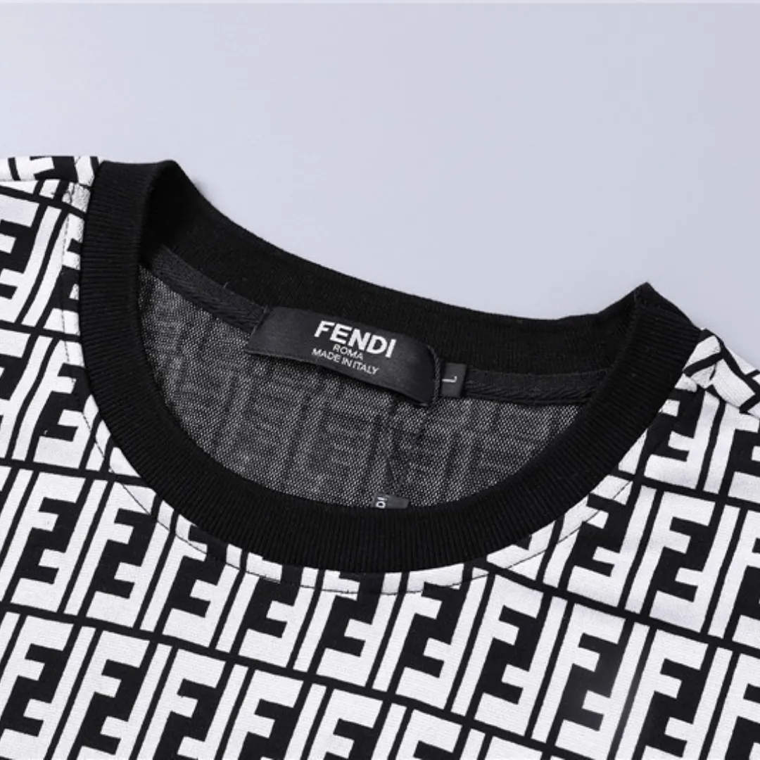 FD Diagonal FF Logo T Shirt in White - 79 - fd0000079 - Image 7