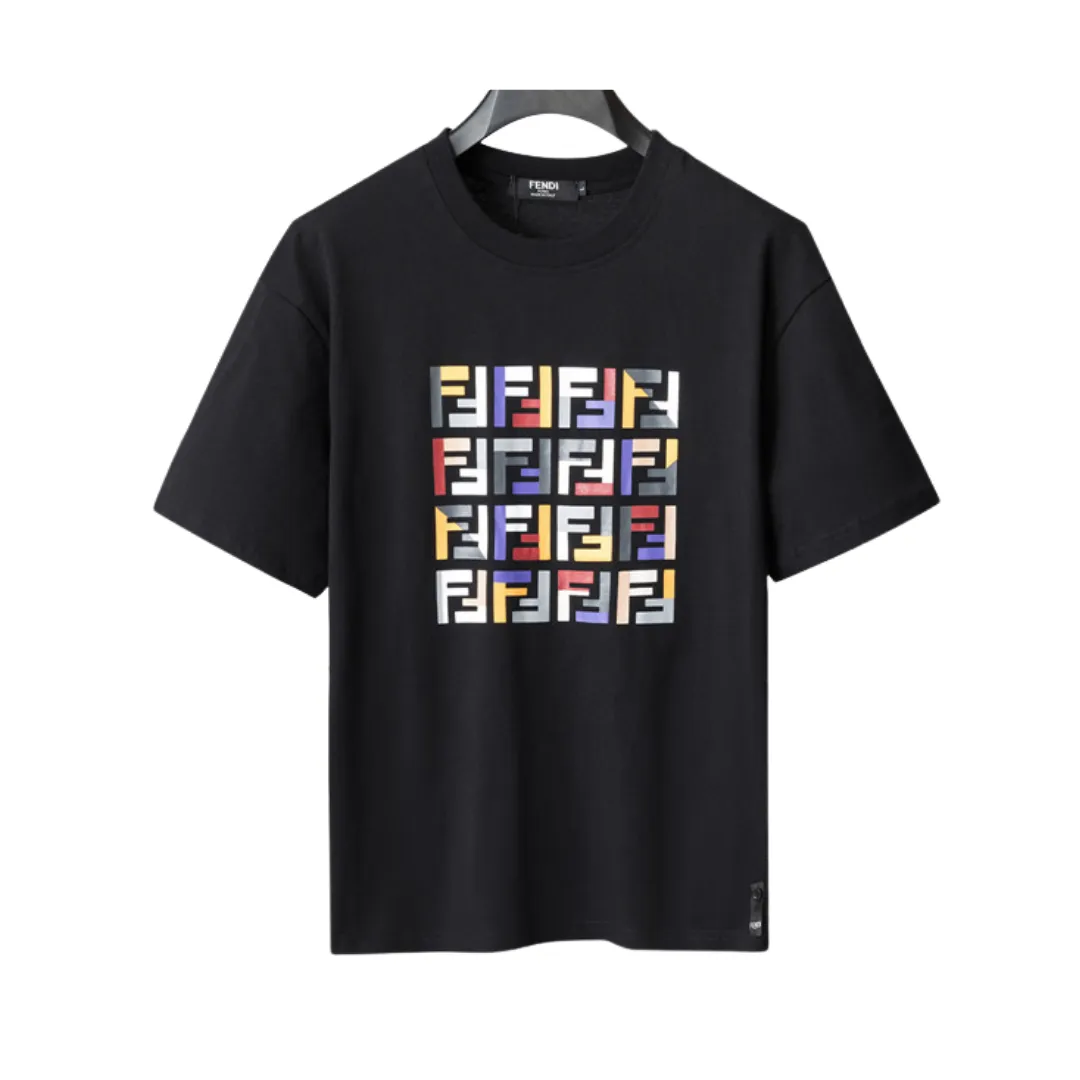 FD Logo Print T-shirt in Black - 80 - fd0000080