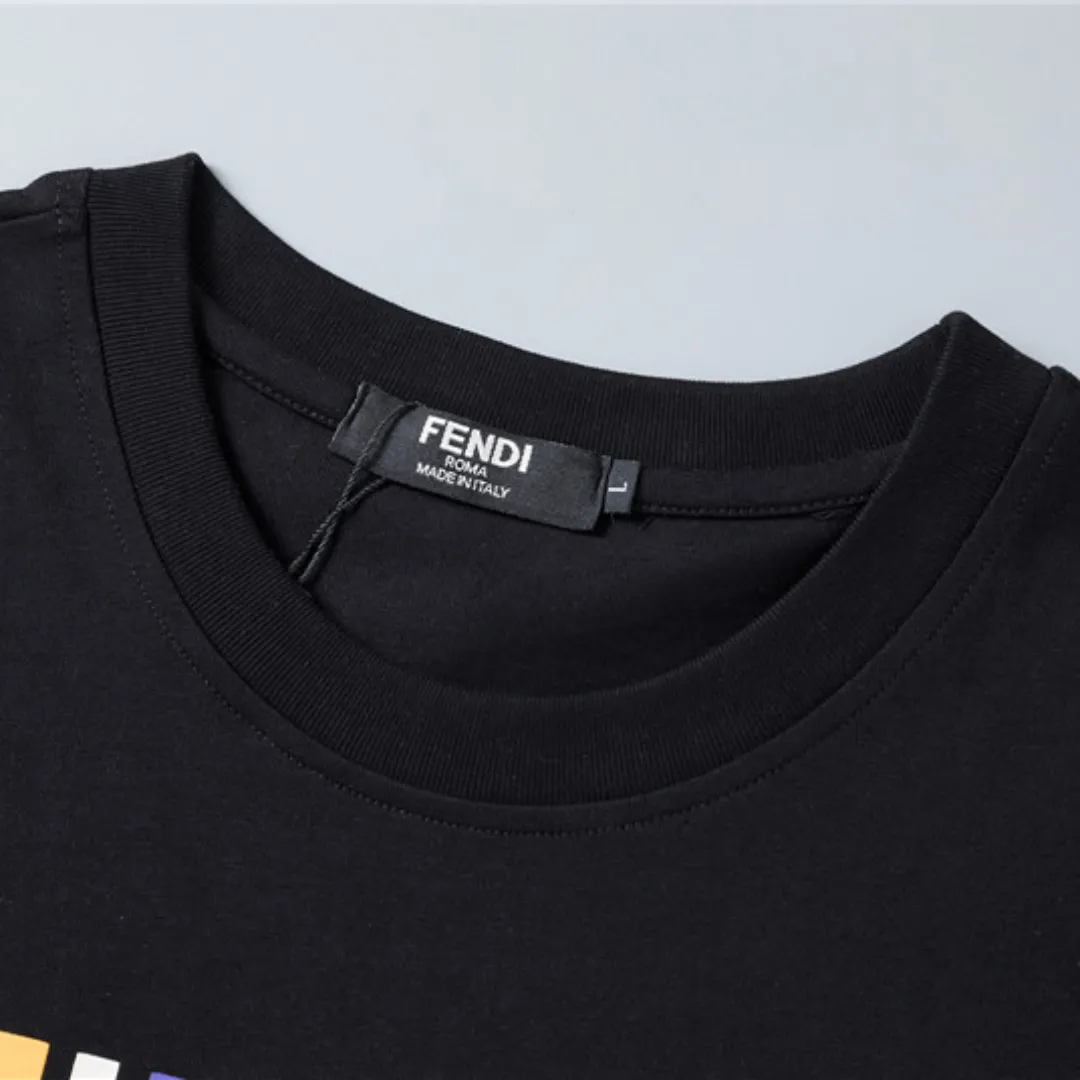 FD Logo Print T-shirt in Black - 80 - fd0000080 - Image 8