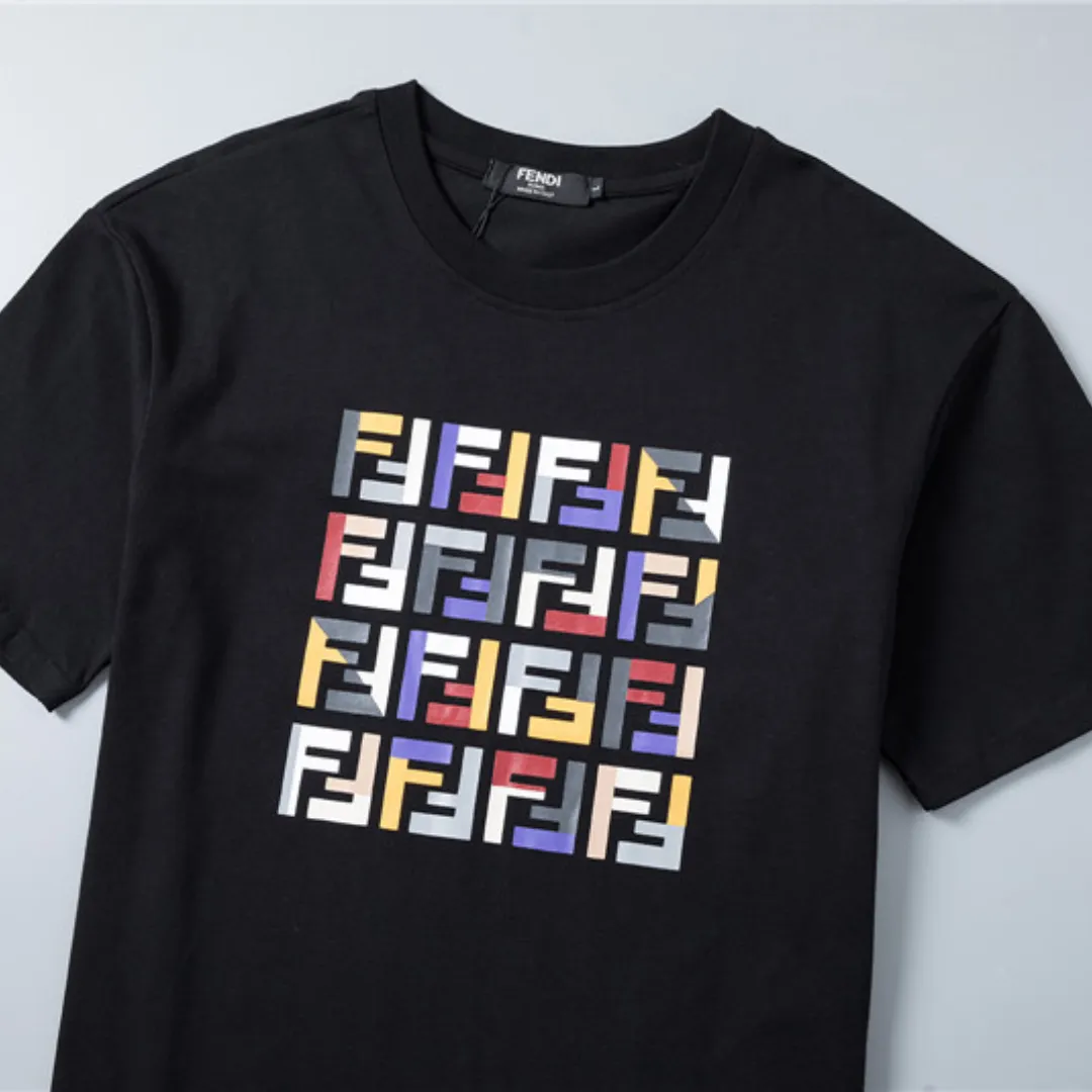 FD Logo Print T-shirt in Black - 80 - fd0000080 - Image 5