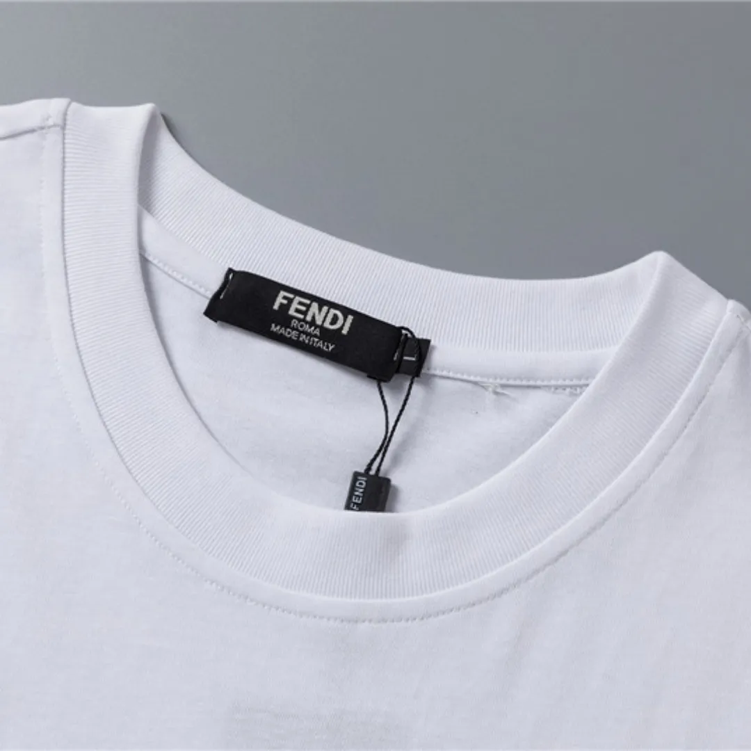 FD Logo Print T-shirt in White - 81 - fd0000081 - Image 8