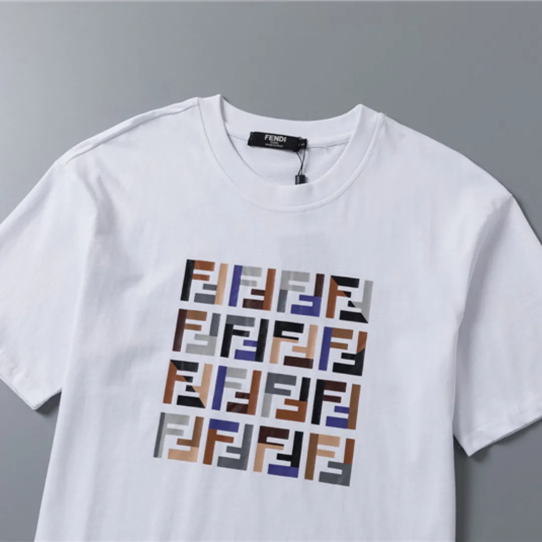 FD Logo Print T-shirt in White - 81 - fd0000081 - Image 5
