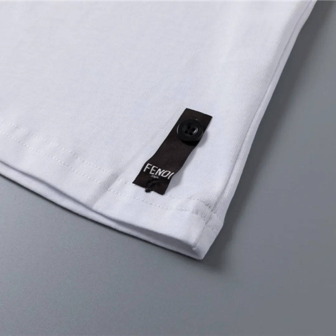 FD Logo Print T-shirt in White - 81 - fd0000081 - Image 12