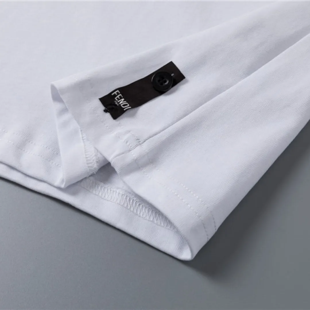 FD Logo Print T-shirt in White - 81 - fd0000081 - Image 11