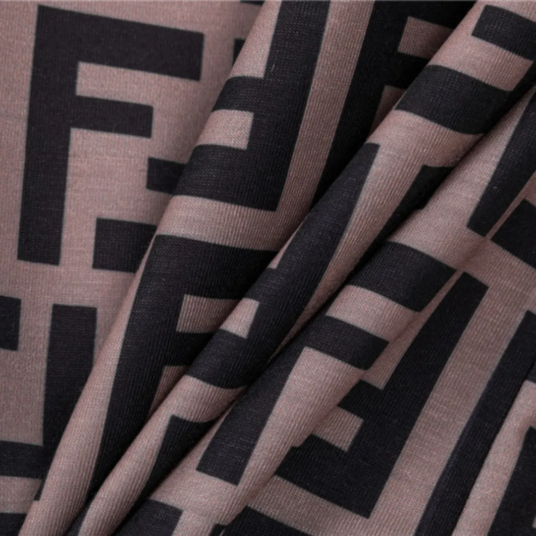 FD FF Logo Print T Shirt in Brown - 84 - fd0000084 - Image 9